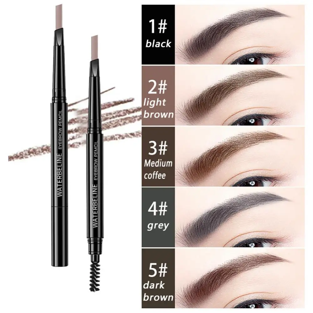 Long Lasting Eyebrow Pencil Professional Quality Tint Mascara Sleek Packaging Easy To Use Double Head Long Lasting Makeup