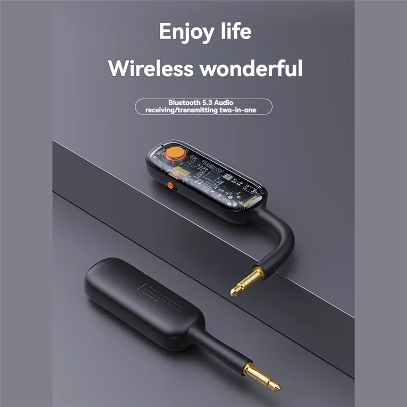 HFES Bluetooth 5,3 transmisor receptor para TV/avión a auriculares para auriculares PC TV altavoces de coche