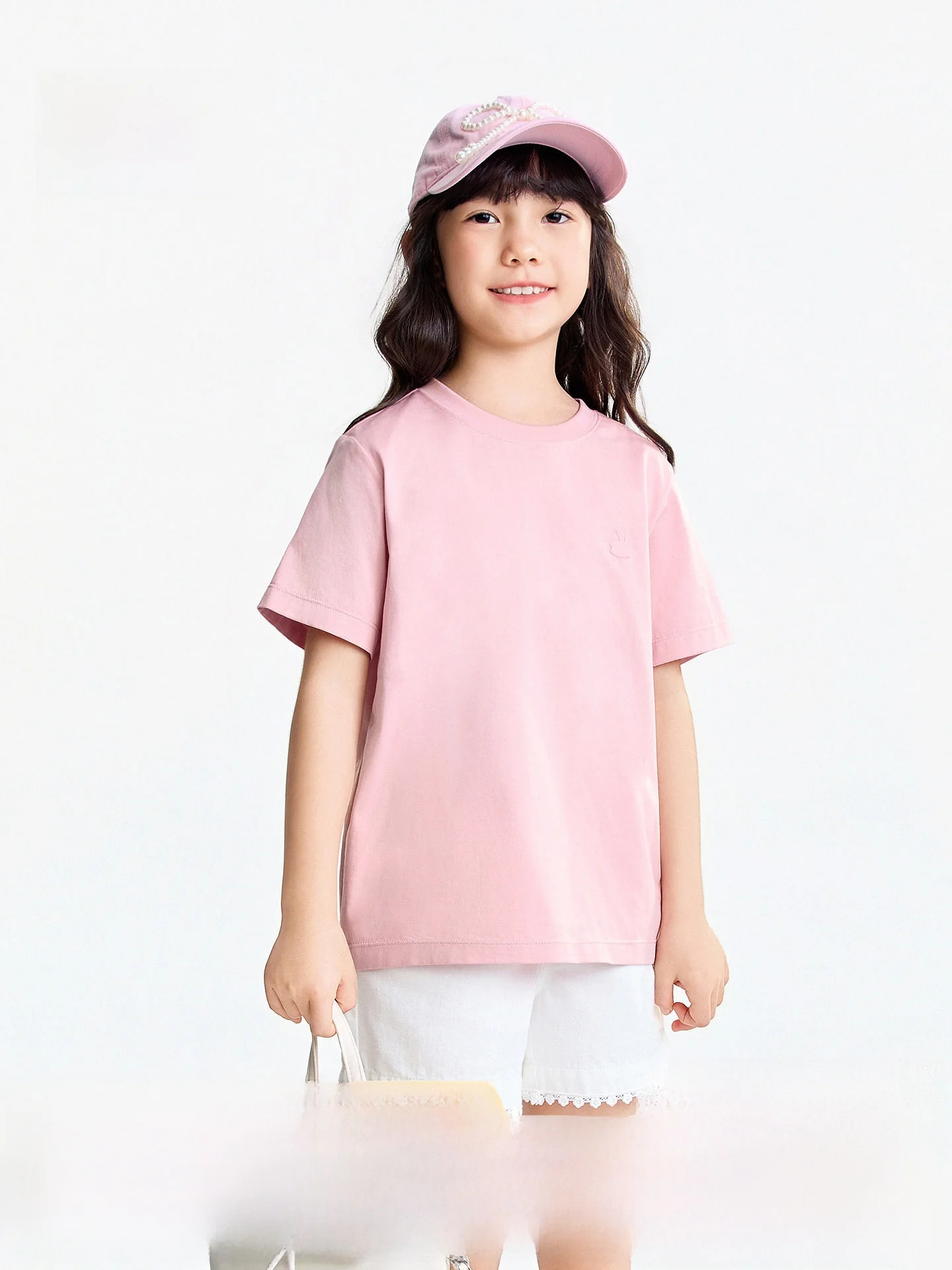 unisex-round-neck-short-sleeve-t-shirt-cotton-blend-fabric-casual-summer-new-arrival-children's-clothing-annil-brand