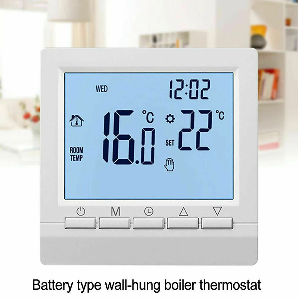 Heating Thermostat Thermostat Mall Underfloor Heating For Home -5-50℃ 50/60Hz 85/85/28 Mm AC 110-230V AC 110-230V