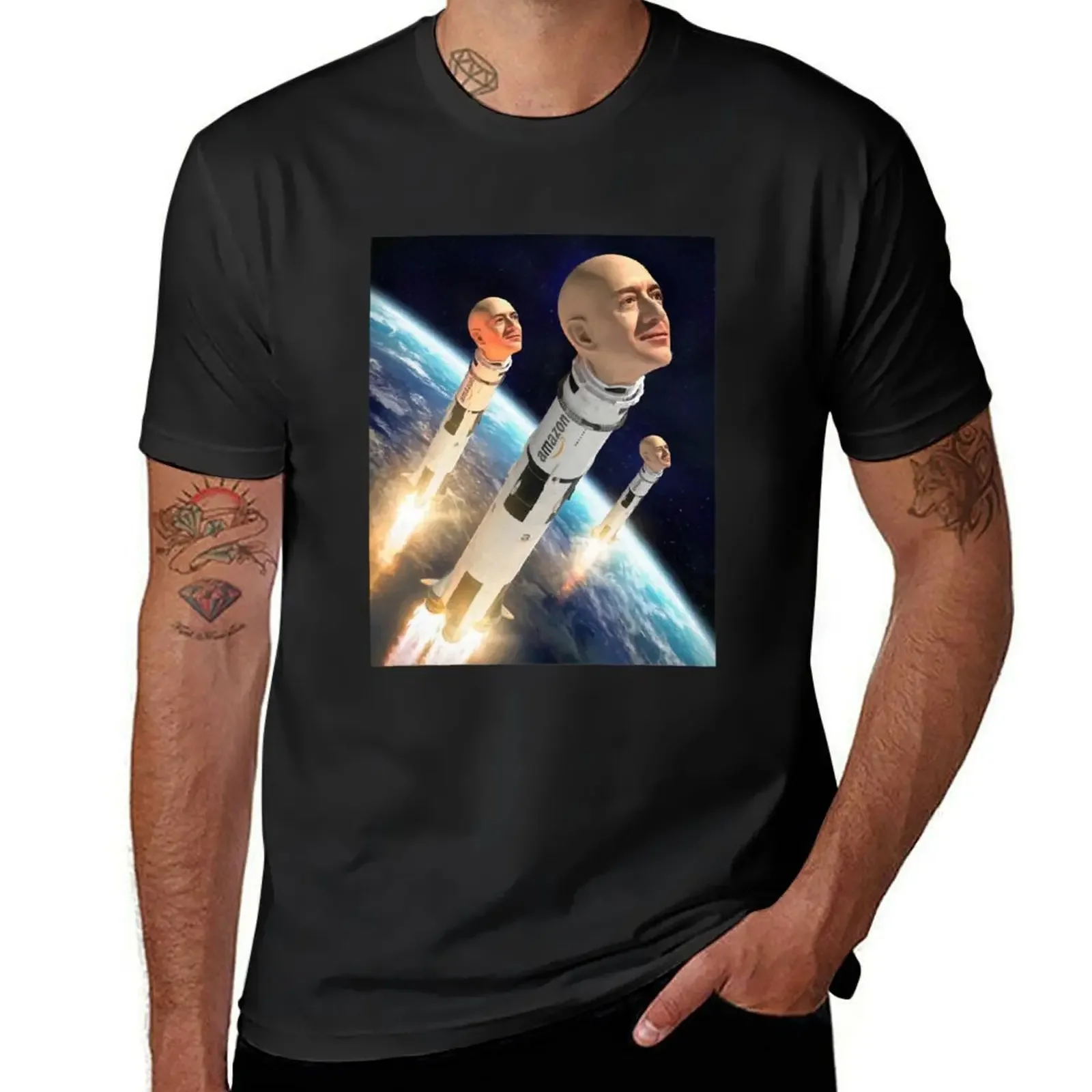 

Jeff bezos space tour T-Shirt vintage anime shirt graphic t shirt vintage mens plain t shirts