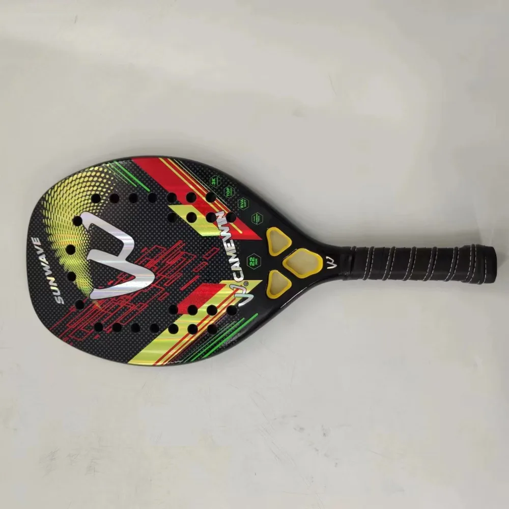 

4009 3K Carbon Fiber Beach Tennis Racket, High Quality Paddle Sports Bat