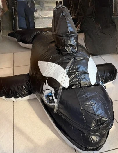 Suitable for Inflatable Whale Sleeping Bags, Double Air Chamber Latex Sleeping Bags, Outdoor Camping Models