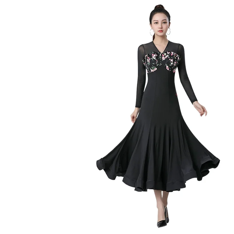 

2023 Ballroom Dance Dress New Professional Modern Dance Dress Women's Modern Dance High-class Competition Dress