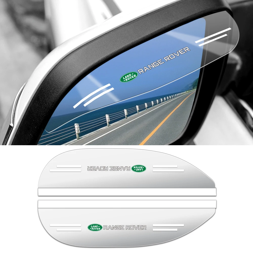 2Pcs PVC Car Rearview Mirror Rain Water Rainproof Eyebrow Cover Side Shield For Land Rover Range Rover Freelander accessories