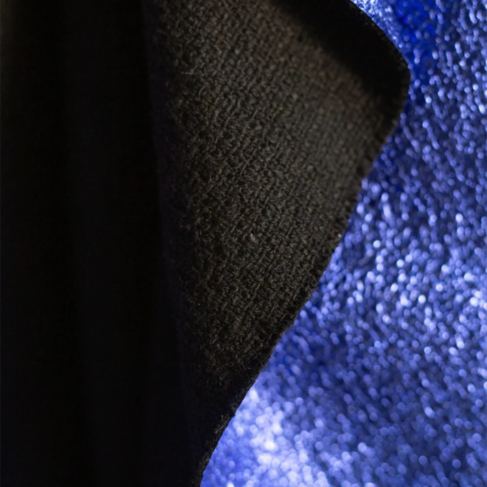 

Трикотажная ткань с покрытием во дворе, толстый силуэт, европейско-американский дизайнерский материал, ткань для одежды, ткань для шитья своими руками