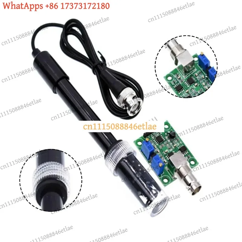 k03 PH Sensor Kit with Electrode Probe Module Meter Tester 0-14 Detection Acquisition Monitoring for Arduino