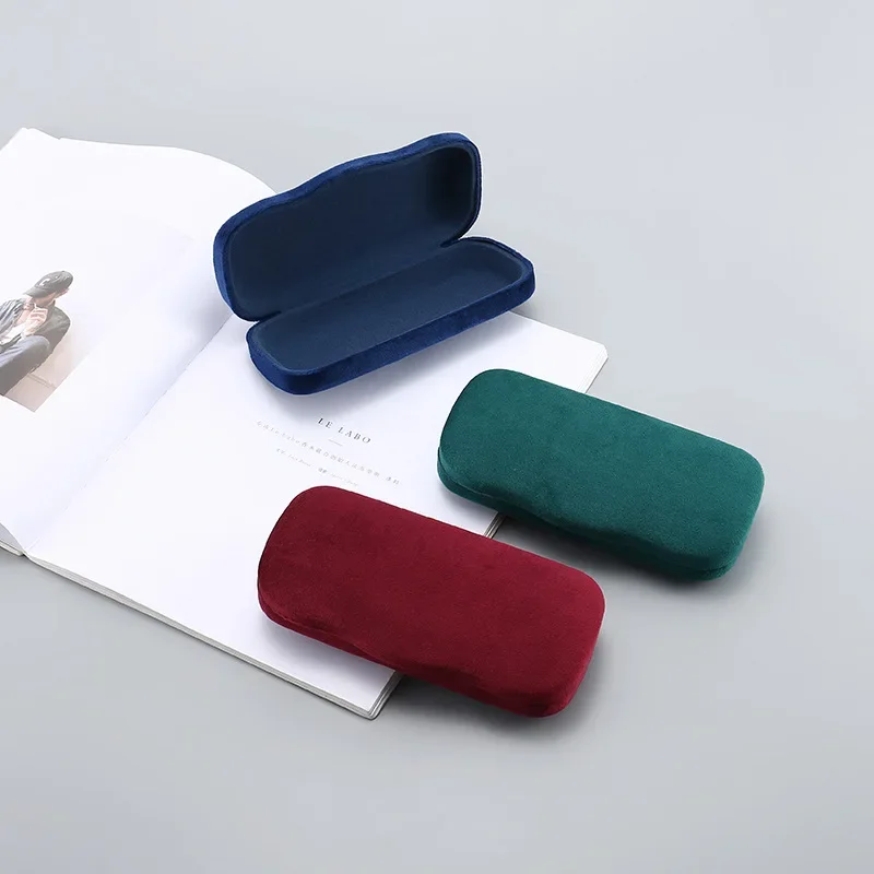 Plush Iron Box Glasses Luxry Spectacle Case Anti-Pressure Literature Art Male And Female Student Fashio Sunglasses Case