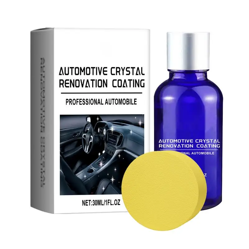 

Renovator For Car Interior Cleaning 30ml Interior Renovator Polish Cleaner Safe Effective Crystal Renovated Coating Sprayer With