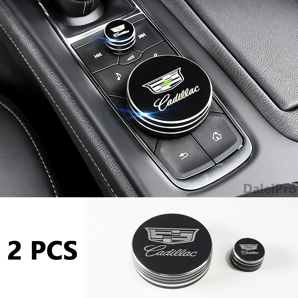 For Cadillac CT5 2020 2021 2022-2025 Air Condition Switch Knob Cover Sound Knob Cover Audio Knob Trim Ring Switch Ring Cover