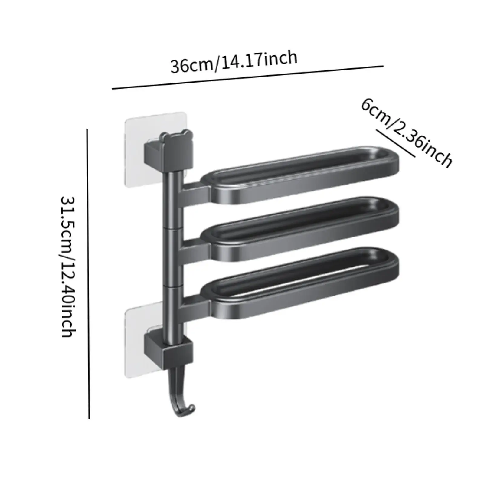 Rotation Towel Rack Slippers Rack Lightweight Modern Swivel Towel Holder Pot Lid