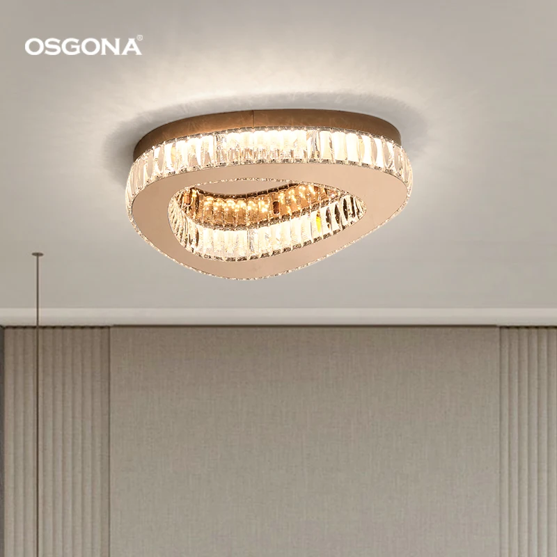 New Design Gold High Ceiling  Stainless Steel Led Ceiling Light Spotled  Light Spotround Ceiling Lamp for Indoor Home Lighting