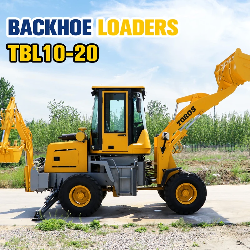 Mini Backhoe Loader 4X4 Bánh Xe Loader Múc 3 Tấn 5 Tấn 4 Bánh Xe Ổ Đĩa Mới Backhoe Loader Để Bán