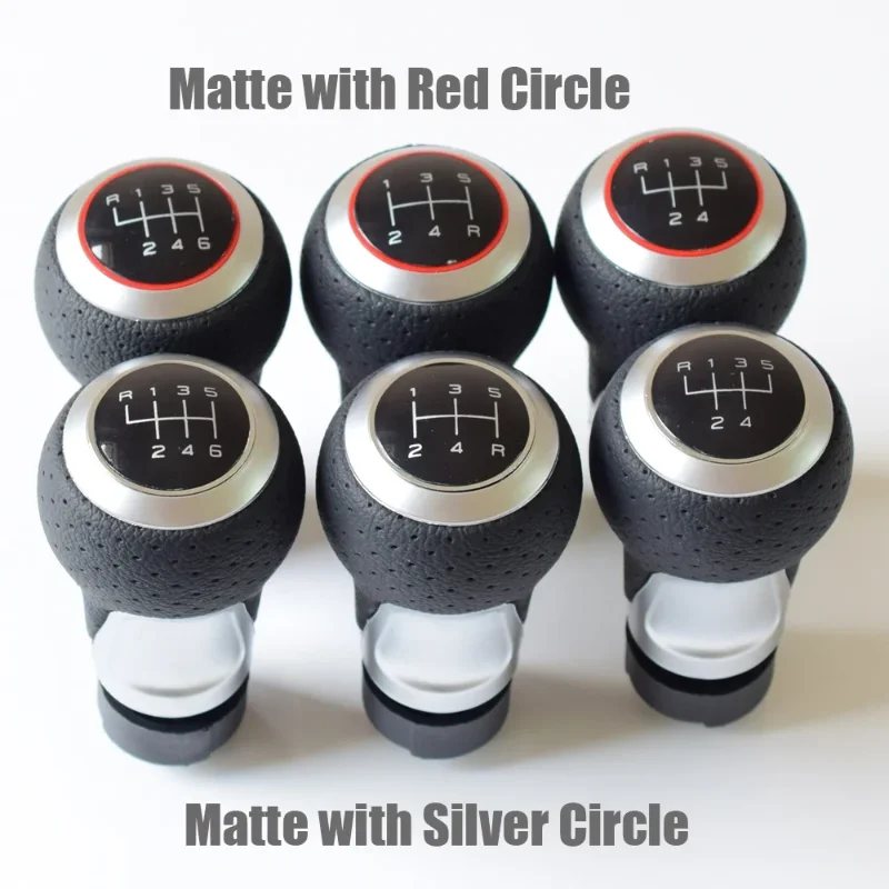 12mm For Audi A4 B6 B7 B8 A6 S4 8K A5 8T Q5 8R S Line Ibiza 6J Seat Leon Mk1 Passat Golf 5/6 Speeds Car Gear Shift Knob