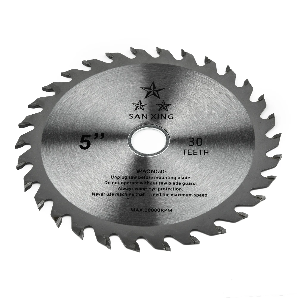 125mm TCT Circular Saw Blade Carbide Metal Tipped 30T Cutting Grinder Disc Rotary Tool Accessories For Wood Plastic