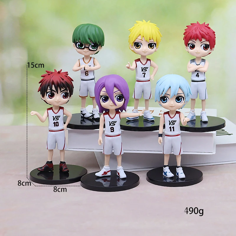 Large size Kuroko's Basketball Figure Anime Surrounding Ornaments Tetsuya Kagami Akashi Midorima Aomine Model