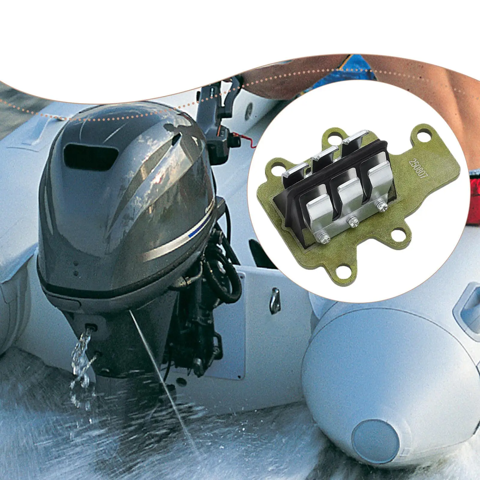 

Впускной клапан в сборе 677-13610-00 для Yamaha T8 2-тактный 8HP