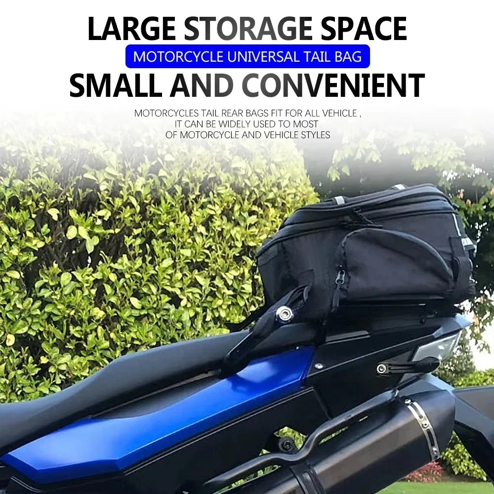 For YAMAHA MT07 MT09 For Suzuki GSXR 750 600 For Kawasaki Z900 Motorcycle Universal Luggage Panniers Rack Top Cases Tail Bag