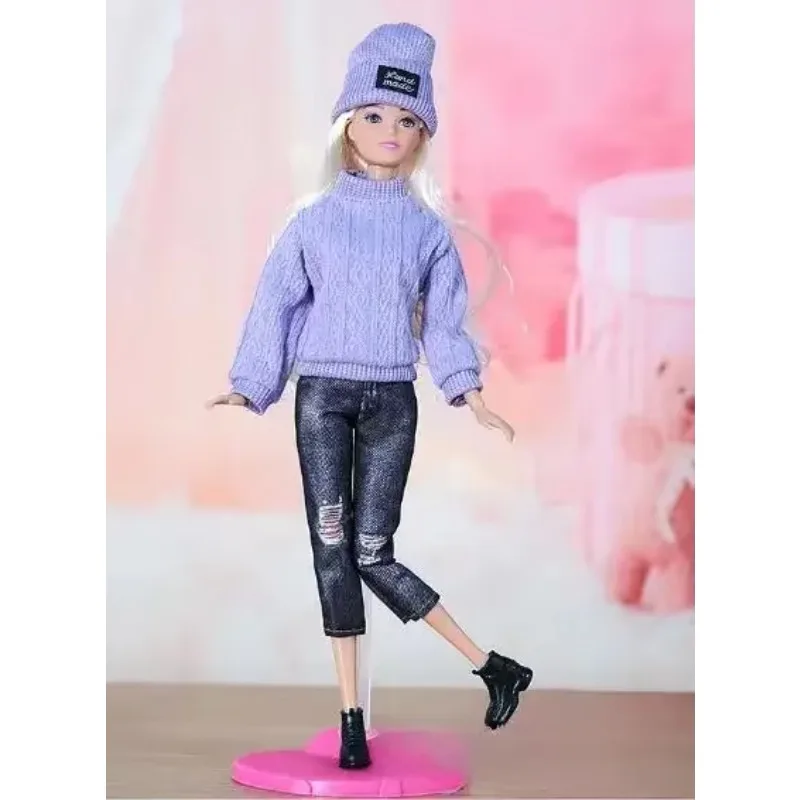 Acessórios de brinquedo presente calças chapéus roupas ternos tops para suas bonecas BB FR escala 1/6 BBIKG05