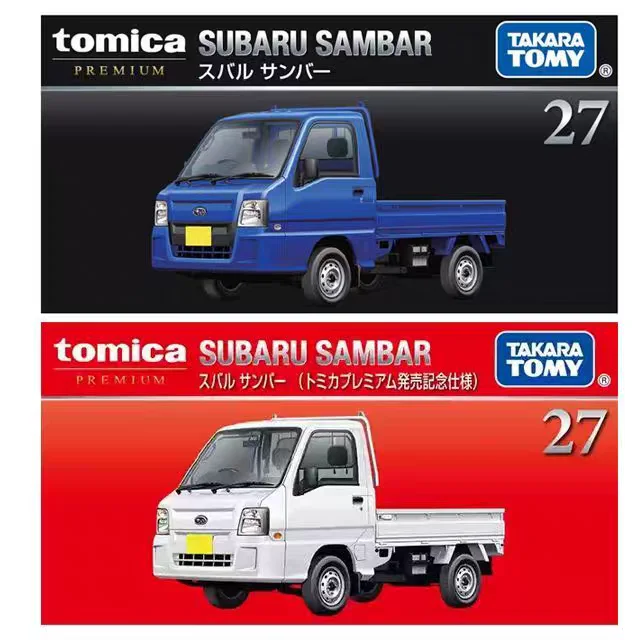 토미 스바루 삼바 27 #   트럭 합금 자동차 다이캐스트 및 장난감 자동차 자동차 모델 어린이를 위한 소형 스케일 모델 자동차