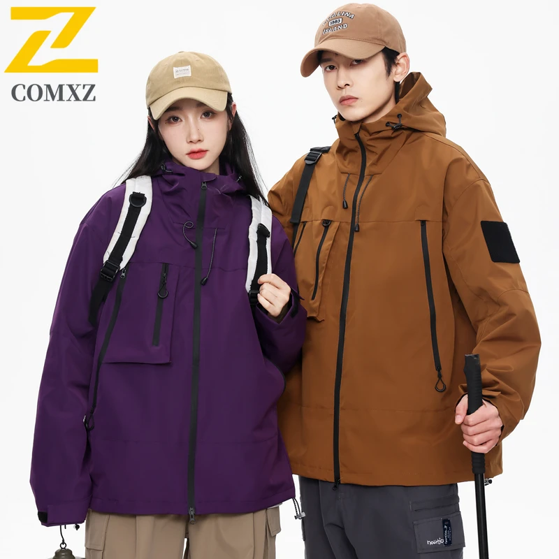 

Модная мужская куртка 2025 года, уличное водонепроницаемое ветрозащитное походное пальто для приключенческих путешествий, прочная, легкая, дышащая рабочая одежда