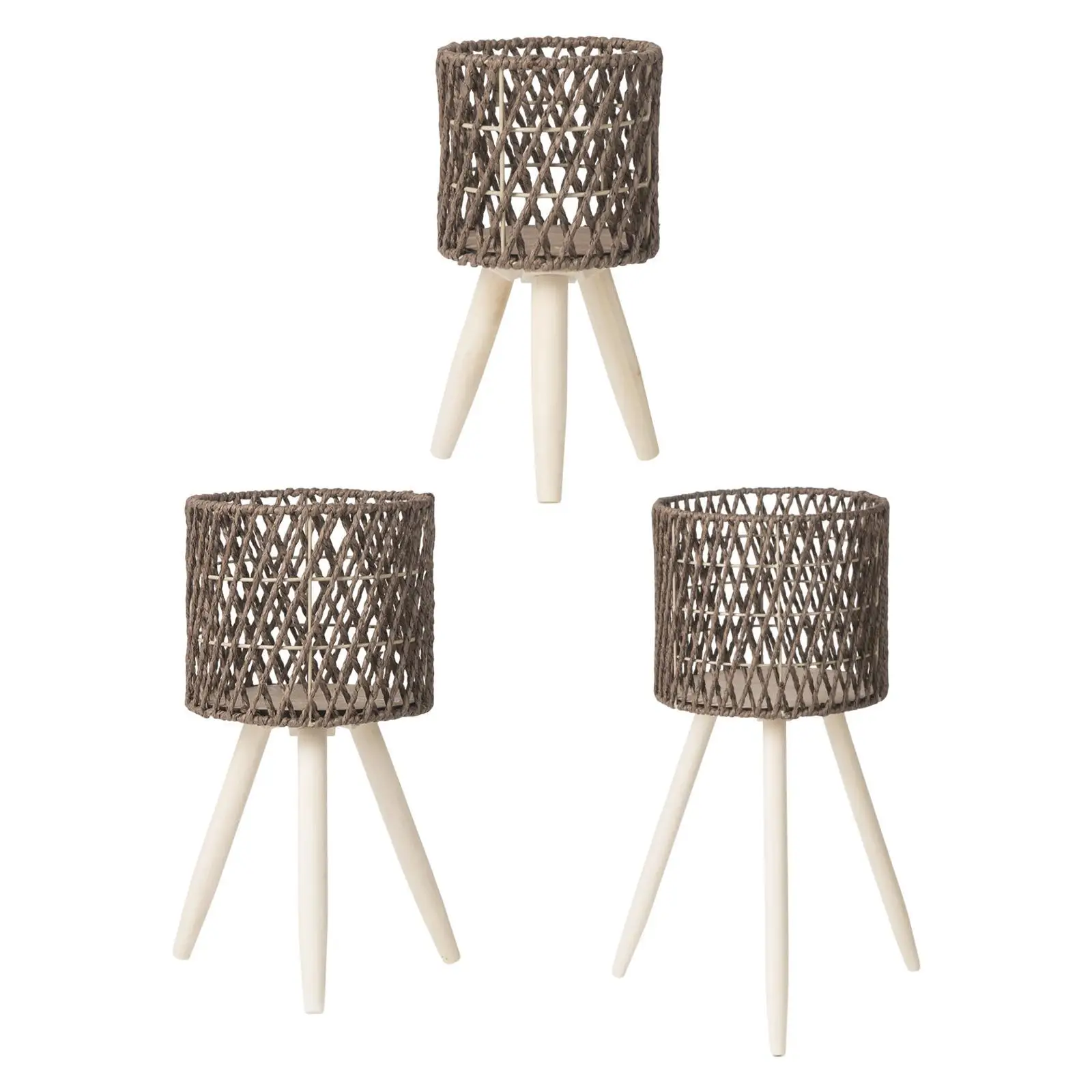 Planter Basket Flowerpot Holder Dining Room Potted Plant Plant Pot Stand