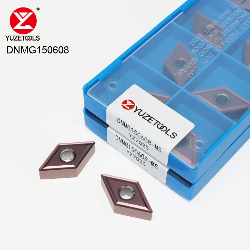 

10PCS DNMG150404-MA DNMG150408-MA DNMG150604 DNMG150608 Lathe External Turning Tool Carbide Cutting Insert for Stainless Steel