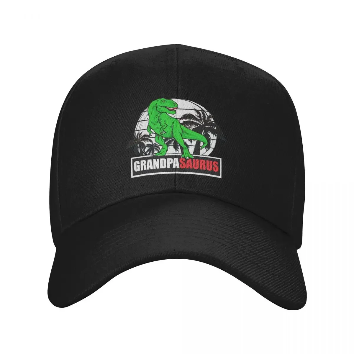

Grandpa Saurus Baseball Cap sun caps Custom Cap Big Size Hat Mens Caps Women's