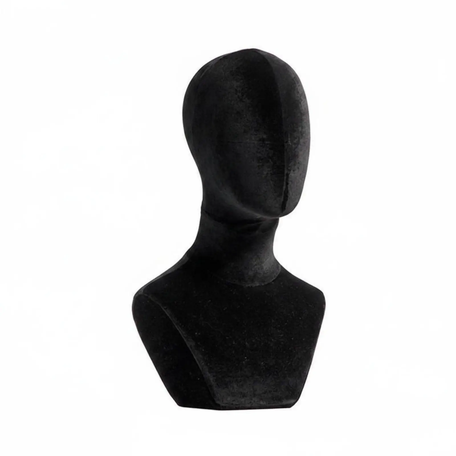 Wig Display Head Linen Mannequin Stand Dummy Head for Wig Hat Scarf Display Professional Hairdressing Use