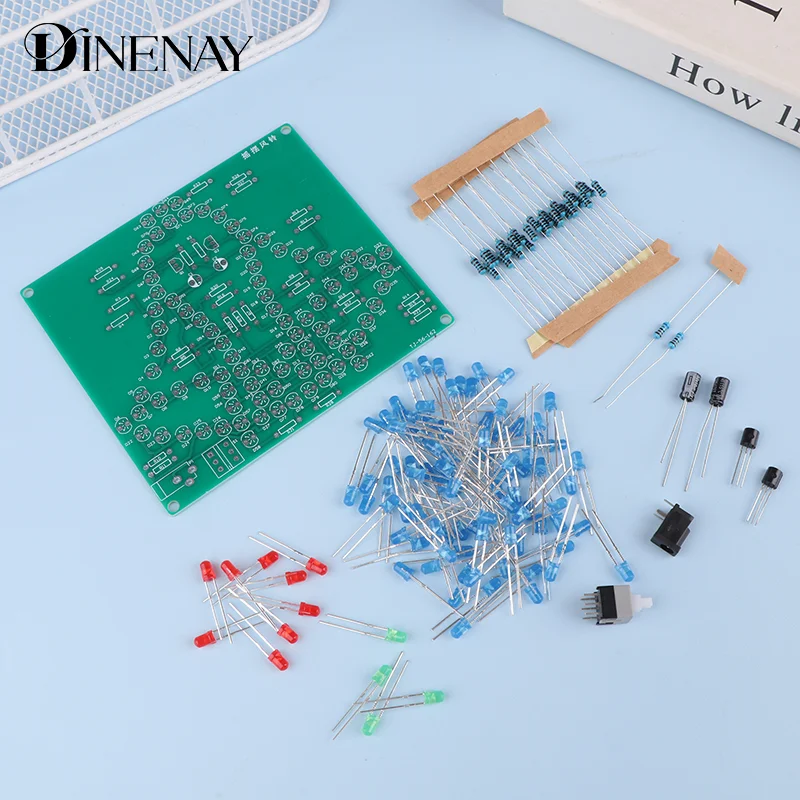 Laboratory Swing Bells DIY Windbell Fun Soldering Electronic Swing Bells Wind Chime 95 LEDs Flashing Light DC 5V Learning Kit