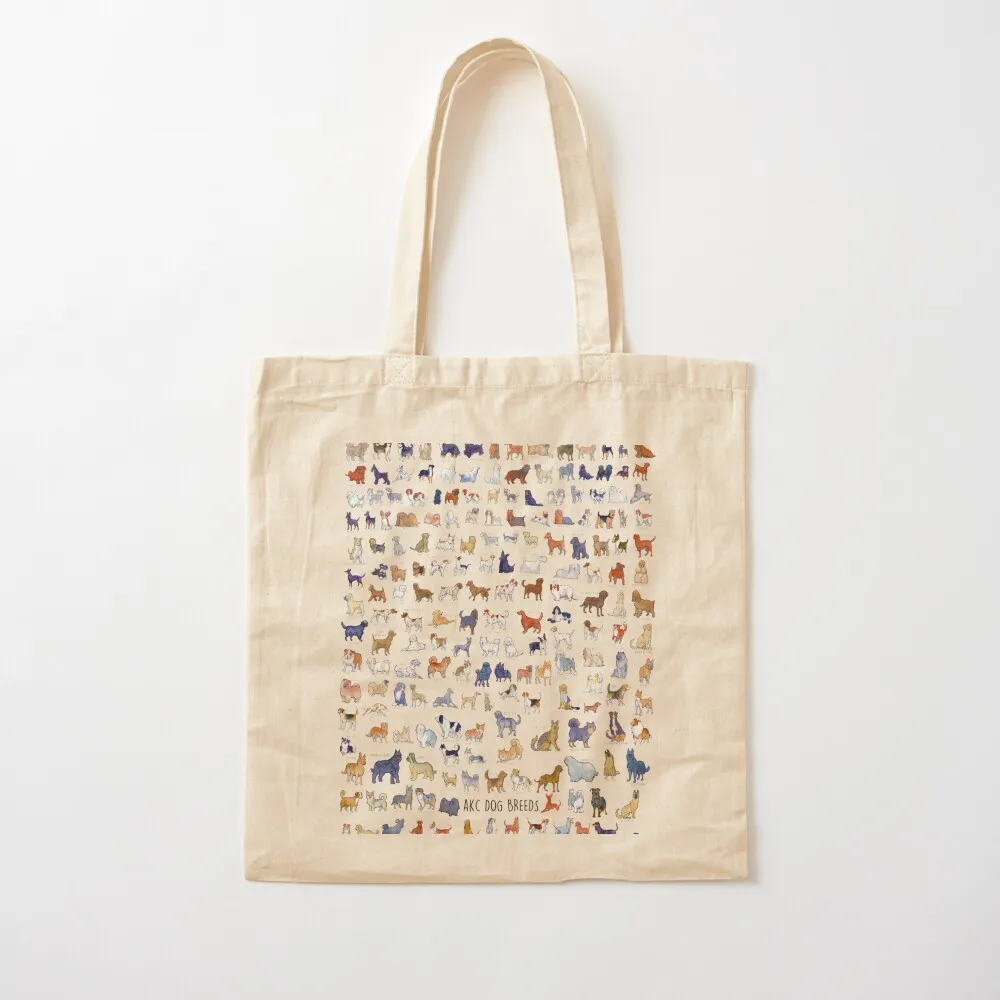 

Every AKC Dog Breed Tote Bag hand bag ladies Gift bag tote screen cute pouch
