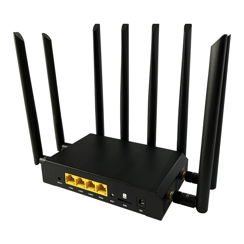 OpenWrt Dual Band Gigabit 5G Router WiFi6 802.11ax 1800Mbps Wireless Router 5G CPE With MESH