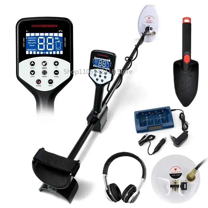 High Sensitivity GDS2000 Industrial Grade Underground Metal Detector Gold Finder Treasure Hunter for Deep Seeking andProspecting