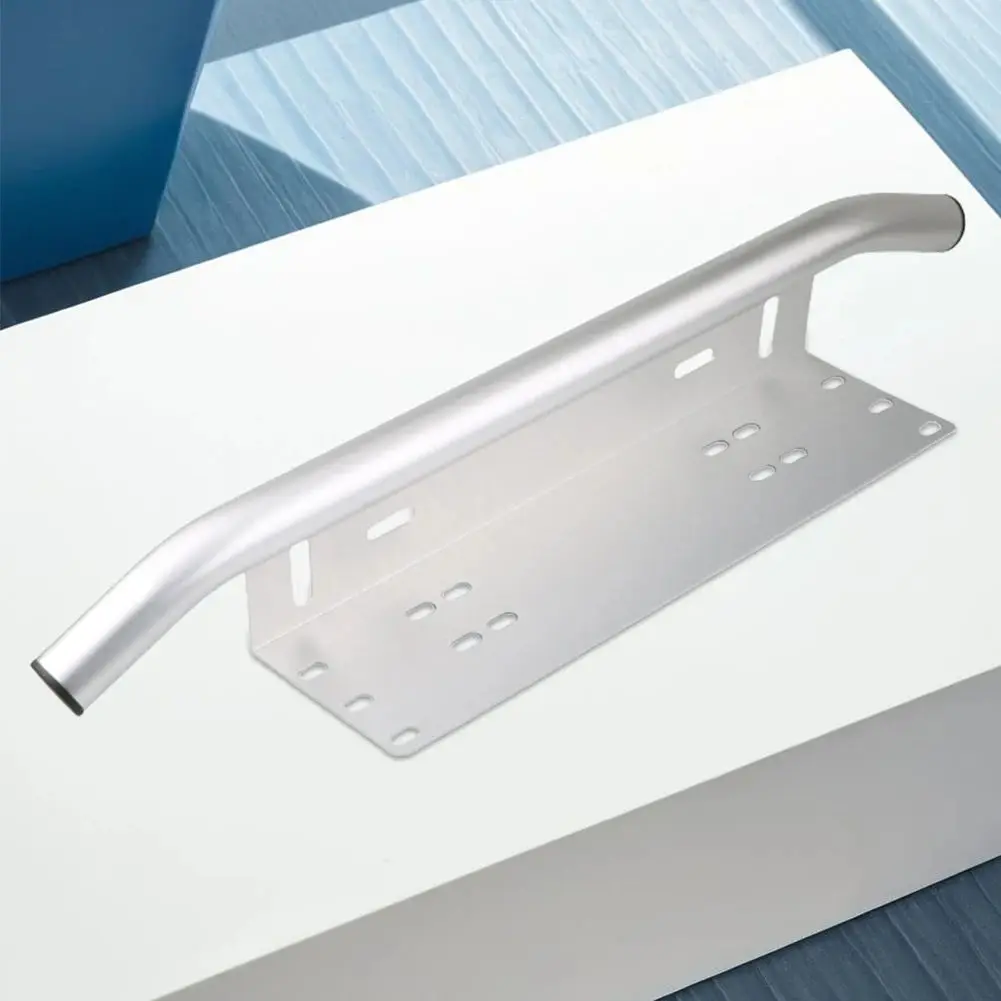 support-de-plaque-d'immatriculation-de-voiture-en-alliage-d'aluminium-couleur-blanc-casse-accessoires-pour-voiture