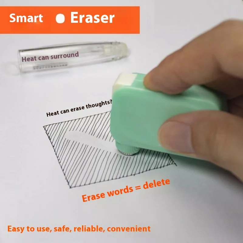 Smart Electric Heat Erasable Pen Rubber For Students Office School Supplies Cultural Educational Goods Ordinary Rubber