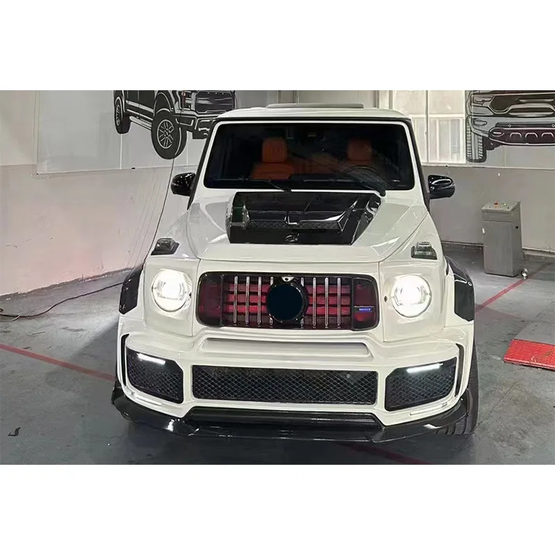 

Fengxuan For Mercedes-Benz W464 2019-2021 Brabus G900 Dry Carbon Fiber Front Lip