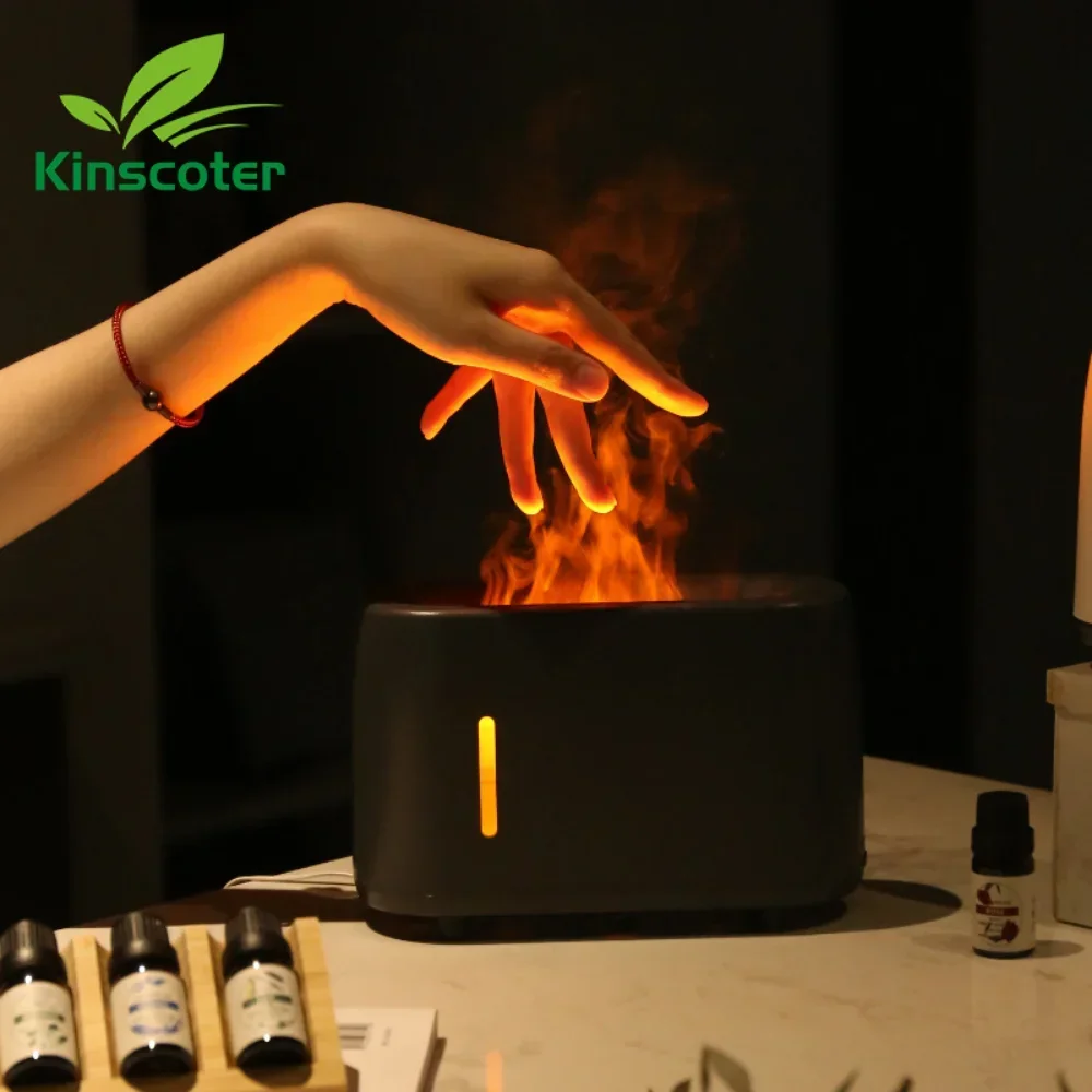 クリエイティブシミュレーション炎アロマテラピーマシン,3D,加湿器,ディフューザー,ランプ,家庭,オフィス,デスクトップ