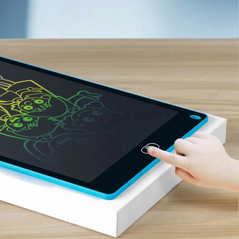 12-inch LCD-handschriftbord voor kinderen Kleur handschrift LCD Elektronisch licht Schrijven Graffiti Tekentafel, Eenvoudig te installeren