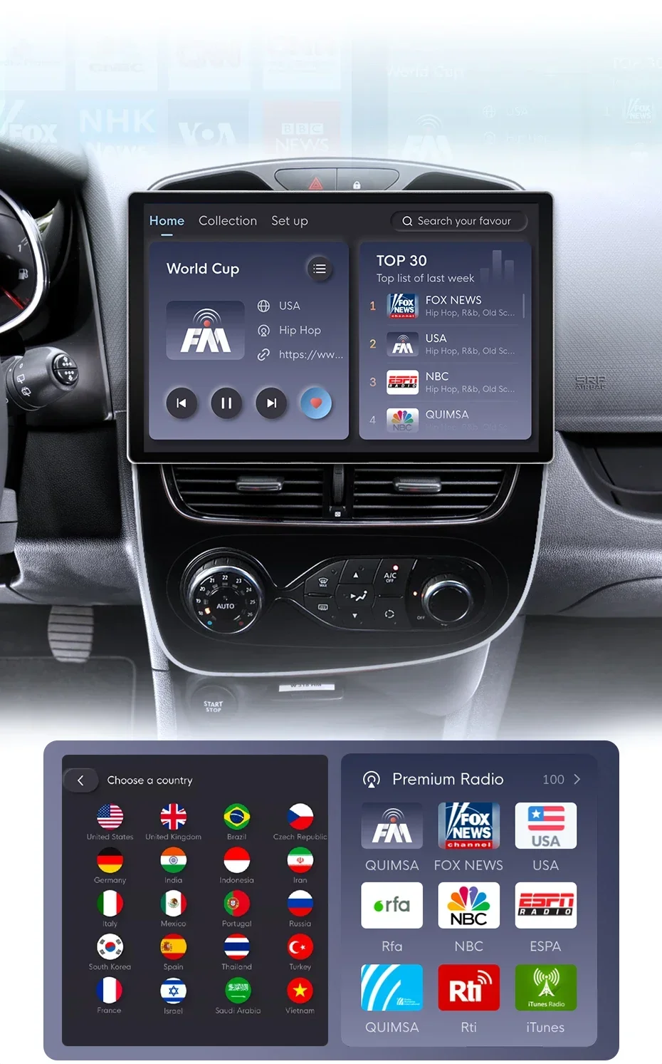 2K QLED Bildschirm Auto Radio Für Renault Clio 4 ZOE 2012-2019 Drahtlose CarPlay Android Auto Multimedia autoradi – Detail 16