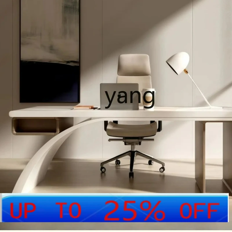 

CX Italian paint computer desk creative special-shaped desk modern simple desk