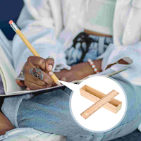 Wooden Pencil 1Pc School Office Drawer Design Wood ganizers Pen Holder Stationery Box Ruler Cover Storage ganizer