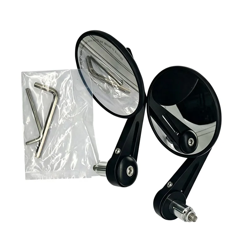 7/8" 22mm Lenkerend-Rückspiegel Motorrad Aluminium Universal Anti-Shake Rückspiegel für MT07 MT09 CB650R NC750X – Detail 6