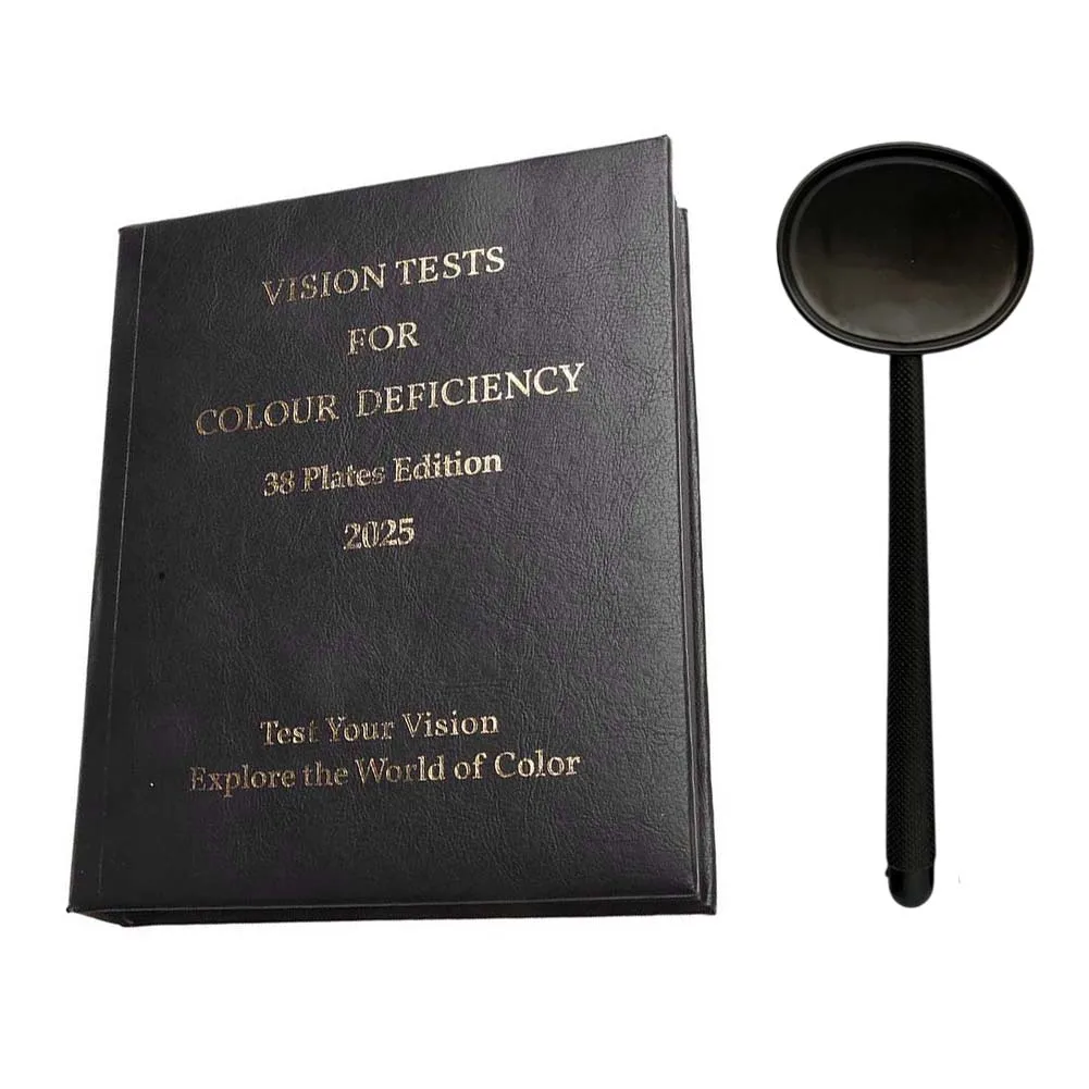 

19*14.8*4cm Color Vision Test Album-type Book Design Diagnostic Color Plates Color Vision Screening For Color Vision Assessment