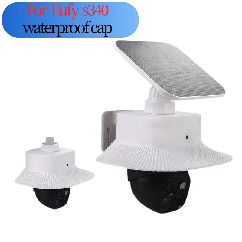 Suitable for eufy s340 rain cover, dustproof and UV resistant plastic waterproof cap