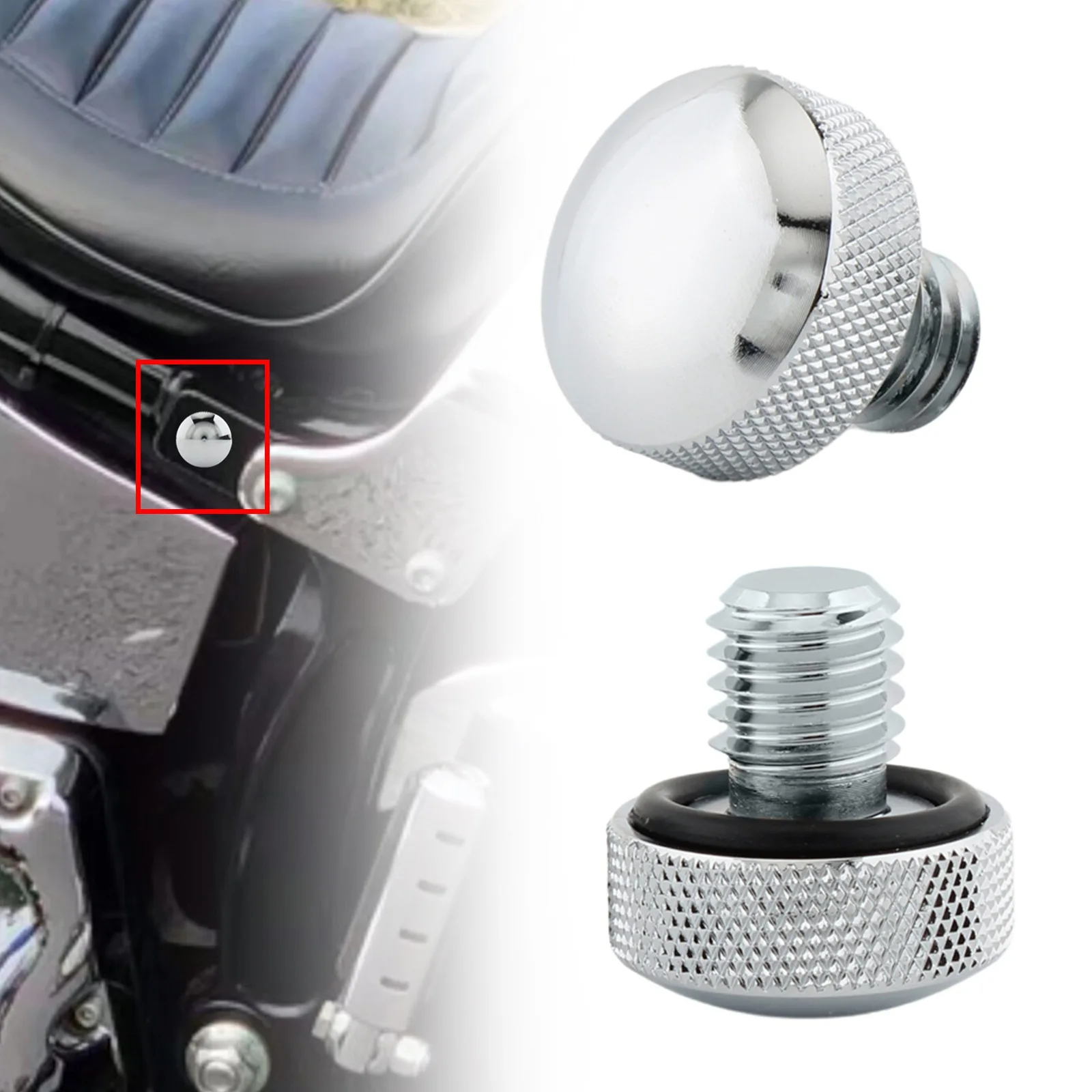 Obrázek 3: 1 pár Seat šroub souprava pro harley davidson softail 1984-2007
