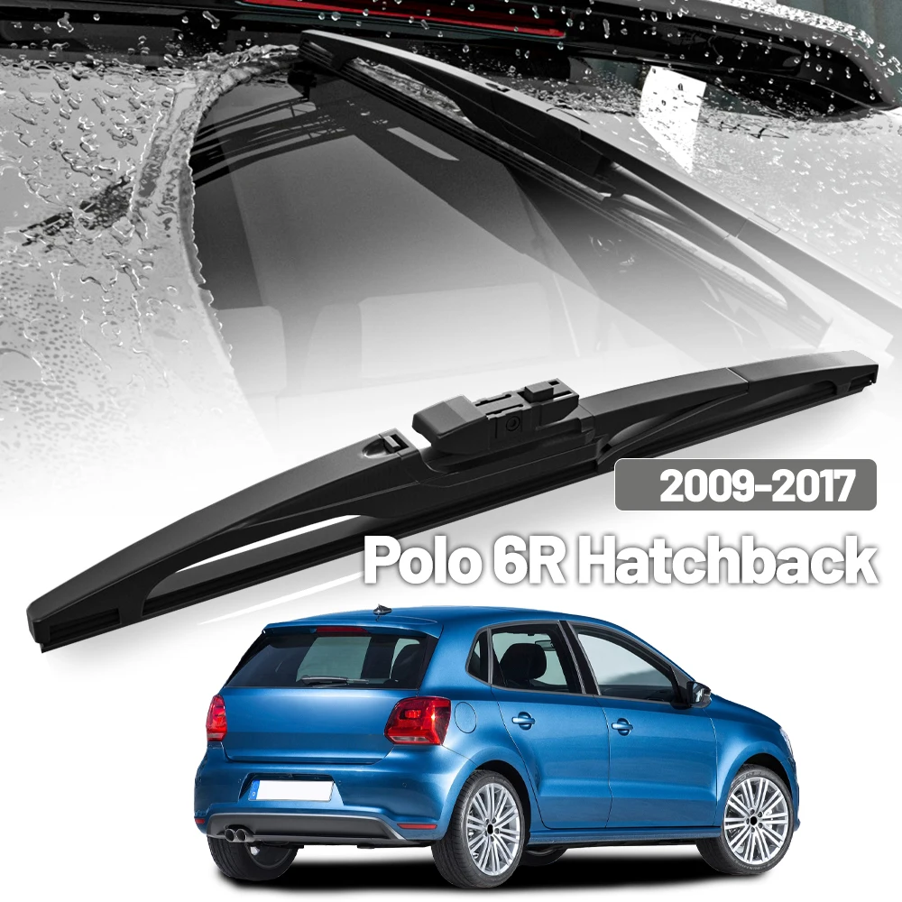 Für VW Polo 6R Schrägheck 2009-2017 2010 2011 2016 Heckscheibenwischer Heckklappenfensterwischer Zubehör 11 Zoll