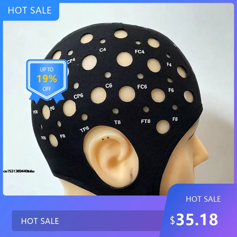 Practical64 Channel EEG Cap Ultra-thin Interlayer Electrode EEG Specific Cap High Precision Brain Signal Monitoring EEG Recor 21