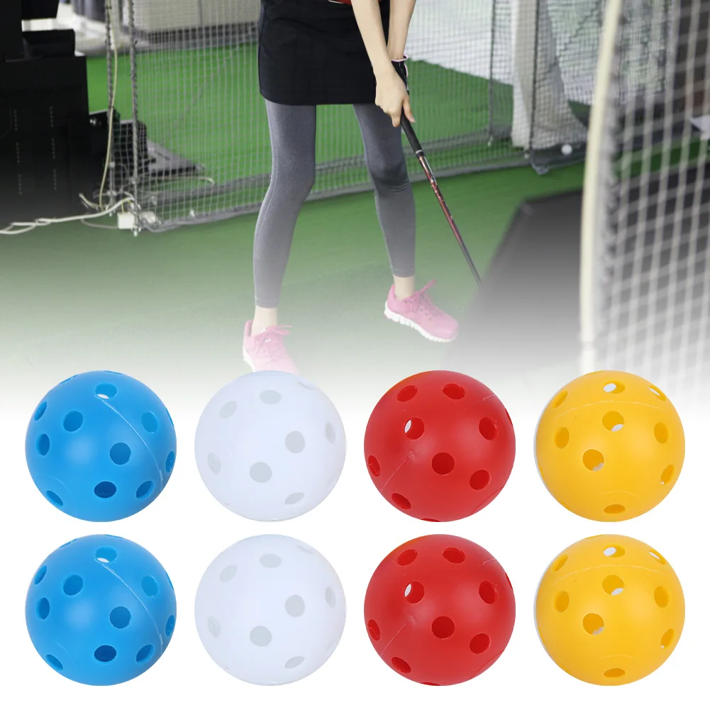 

Набор из 20 пластиковых мячей для гольфа с полым сердечником, 26 отверстий, 41 мм, для тренировок в помещении