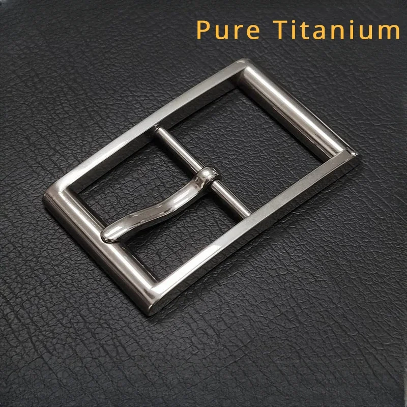 Fashion Pure Titanium Belt Buckle for Men Women 29mm Rust-Free Belt Buckle Titanium Sweat-Resistant Pin Head Belt Loop Buckles