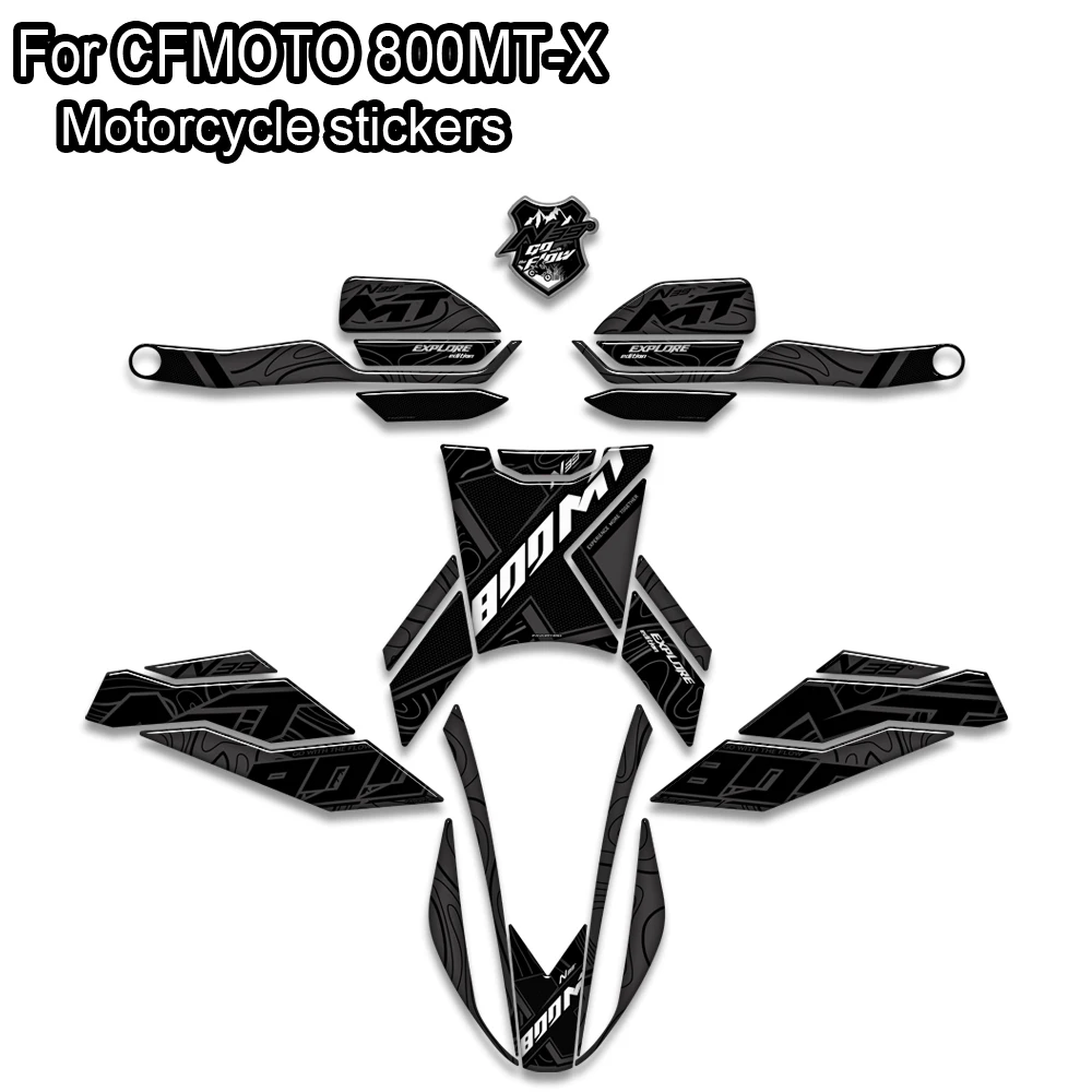 

For CFMOTO 800MT-X 800MT 800 MT - X Adventure Bike 2024 2025 Motorcycle Body Fender Shell Fairing Handguard Windshield Decals